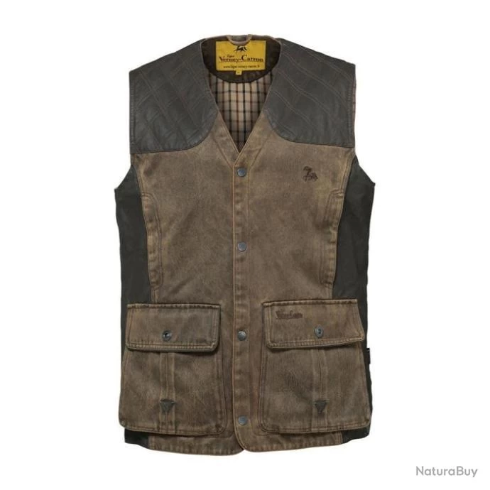 Gilet De Chasse Verney Carron Fox Evo Original Marron 1 Gilet De Chasse Verney Carron Fox Evo Original Marron
