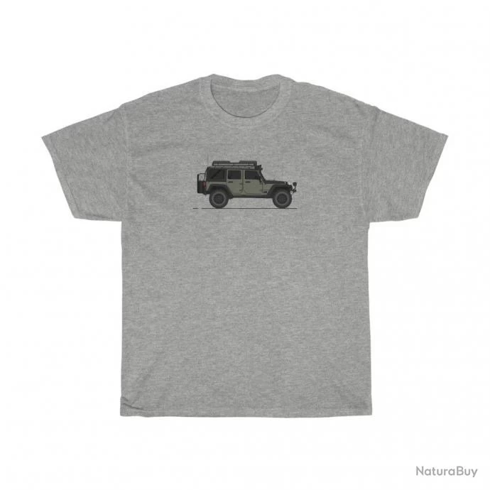 Outpost Jeep Wrangler Serie One T Shirt Blanc 4 Outpost Jeep Wrangler Serie One T Shirt Blanc – Image 4