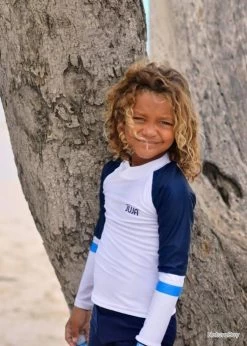 T-shirt Anti-UV Pour Garçon - Manches Longues Colorblock Blanc, JUJA Blanc 86-92cm -Big Chocolate Outoutd. 00004 T shirt anti UV pour garcon manches longues Colorblock Blanc JUJA Blanc 86 92cm