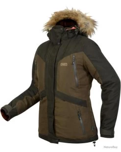 HART Veste D'hiver Réversible Altai Pour Femme (Couleur: Camo Orange Et Marron, Taille: XL) -Big Chocolate Outoutd. 00004 Veste d hiver reversible Altai pour femme Couleur camo orange et marron Taille XL