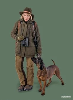 Veste Dame D Hiver Argali Couleur Brun Mélangé. -Big Chocolate Outoutd. 00004 Veste dame d hiver Argali Couleur Brun melange Taille 34