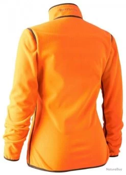 Veste Polaire Lady Pam Contrecollée Réversible Deerhunter Orange 7 Veste Polaire Lady Pam Contrecollée Réversible Deerhunter Orange -Big Chocolate Outoutd. 00004 Veste polaire Lady Pam contrecollee reversible Deerhunter Orange 38