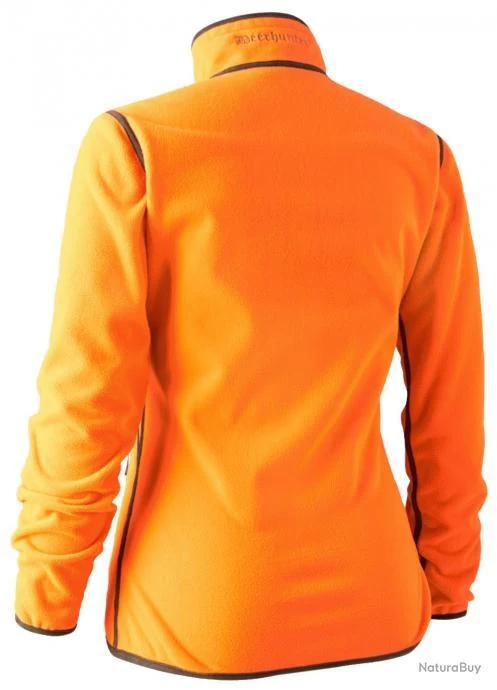 Veste Polaire Lady Pam Contrecollée Réversible Deerhunter Orange 4 Veste Polaire Lady Pam Contrecollée Réversible Deerhunter Orange – Image 4