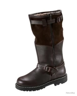 Meindl Botte De Fourrure D'aviateur (Couleur: Brun Foncé, Taille: 40) -Big Chocolate Outoutd. 00005 Botte de fourrure d aviateur Couleur Brun fonce Taille 40