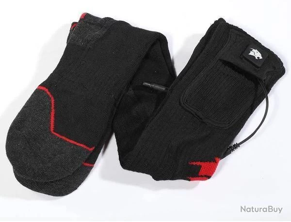 Chaussettes Chauffantes Avoriaz, Savior L Noir 5 Chaussettes Chauffantes Avoriaz, Savior L Noir – Image 5