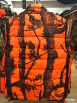 Gilet Doudoune De Chasse Sans Manches Réversible PERCUSSION Taille M -Big Chocolate Outoutd. 00005 Gilet Doudoune de chasse sans manches reversible PERCUSSION Taille M