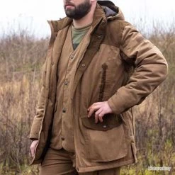 Gilet De Chasse Percussion Rambouillet Original 3XL (Taille 6) -Big Chocolate Outoutd. 00005 Gilet Percussion Rambouillet Original 3XL Taille 6
