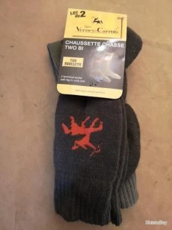 Lot De 2 Paires De Chaussettes De Chasse Verney-Carron DESTOCKAGE!!!