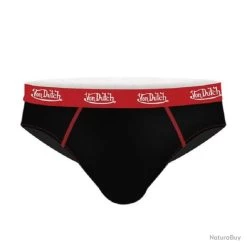 PACK DE 5 SLIPS HOMME COULEURS ASSORTIES VON DUTCH -Big Chocolate Outoutd. 00005 PACK DE 5 SLIPS HOMME COULEURS ASSORTIES VON DUTCH