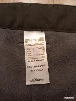 Pantalon Chaud Doublé Polaire SOLOGNAC -Big Chocolate Outoutd. 00005 Pantalon chaud double polaire SOLOGNAC