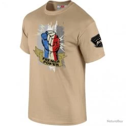 Tee Shirt French Power Couleur Bleu. 11 Tee Shirt French Power Couleur Bleu. -Big Chocolate Outoutd. 00006 Tee shirt French power Couleur Bleu Taille S