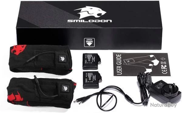 Chaussettes Chauffantes Avoriaz, Savior L Noir 6 Chaussettes Chauffantes Avoriaz, Savior L Noir – Image 6