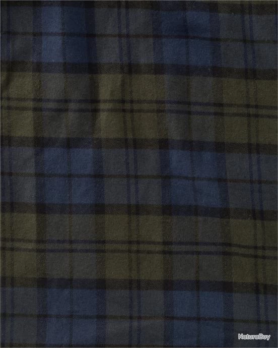 Chemise Everyday Couleur Olive Carreaux Bleu. 6 Chemise Everyday Couleur Olive Carreaux Bleu. – Image 6