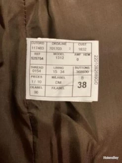 Dalmata Blazer Veste Tweed Femme 100% Laine Taille 38 (NEUF) *Prix étiqueté: 459* -Big Chocolate Outoutd. 00006 Dalmata Blazer Veste de chasse femme Taille 38 100 laine NEUF