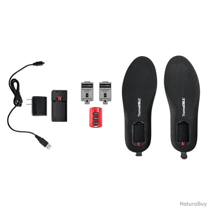Thermacell Semelle Chauffante Rechargeable Nordic FLEX Avec Télécommande (Modèle: S = 36 - 37,5) 1 Thermacell Semelle Chauffante Rechargeable Nordic FLEX Avec Télécommande (Modèle: S = 36 - 37,5)