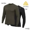Tee-Shirt ACLIMA CrewNeck Ullfrotté 230 G VERT OLIVE