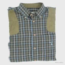 Chemise De Chasse Sologne En Coton Taille 1 -Big Chocolate Outoutd. 00007 Chemise Percussion Sologne marron Taille 1