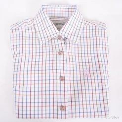 Chemise Femme Carreaux Ocre Percussion Taille 1 -Big Chocolate Outoutd. 00007 Chemise femme carreaux ocre Percussion Taille 1