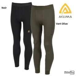 Caleçon ACLIMA HotWool Ullfrotté 230 G NOIR