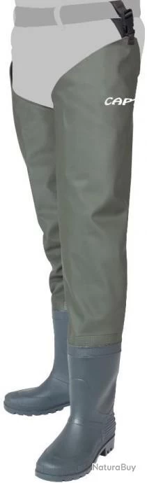 Capture Outdoor, Cuissardes Chasse Pêche "Premium TW", PVC HQ Soudé, Confort, Luxe, 100% étanche, ..