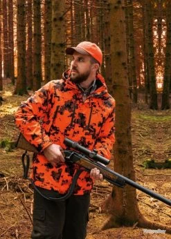 VESTE HOMME BLASER 2 EN 1 BLAZE ORANGE -Big Chocolate Outoutd. 00008 VESTE HOMME BLASER 2 EN 1 BLAZE ORANGE
