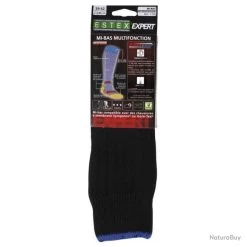 Chaussettes Mi-Bas Intervention Estex - Noir - 43-46 5 Chaussettes Mi-Bas Intervention Estex - Noir - 43-46 -Big Chocolate Outoutd. 00010 Chaussettes techniques Mi Bas Intervention Estex Noir 43 46 FR