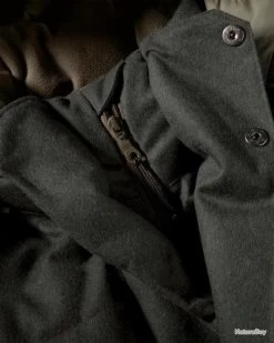 Doudoune Carinthia En Loden (Couleur: Olive Foncé, Taille: M) -Big Chocolate Outoutd. 00010 Doudoune Carinthia en loden Couleur Olive fonce Taille M