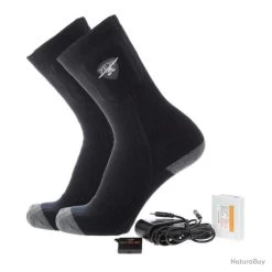 Chaussettes Chauffantes 100 % Laine Sportchief Heater - Noir / 41 - 46