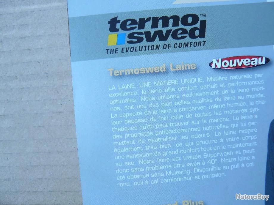 Lot Caleçon Thermique Thermoswed Taille M / L Plus Chaussettes. 2 Lot Caleçon Thermique Thermoswed Taille M / L Plus Chaussettes. – Image 2