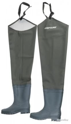 Capture Outdoor, Cuissardes Chasse Pêche "Premium TW", PVC HQ Soudé, Confort, Luxe, 100% étanche, .. -Big Chocolate Outoutd. 00012 Capture Outdoor Cuissardes Chasse Peche Premium TW PVC HQ Soude Confort Luxe 100 etanche