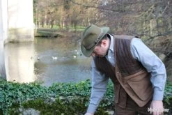 Gilet De Chasse En Cuir Chasse Elégance CE54 -Big Chocolate Outoutd. 00012 Gilet de chasse en cuir Chasse Elegance CE54