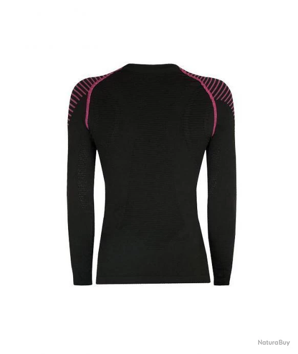 Sous Vêtement Femme 3.0 Manches Longues Col Rond LENZ Noir 3 Sous Vêtement Femme 3.0 Manches Longues Col Rond LENZ Noir – Image 3