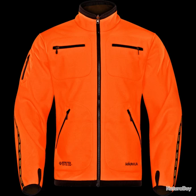 Härkila VESTE KAMKO HARKILA REVERSIBLE GREEN/ORANGE BLAZE 2 Härkila VESTE KAMKO HARKILA REVERSIBLE GREEN/ORANGE BLAZE – Image 2