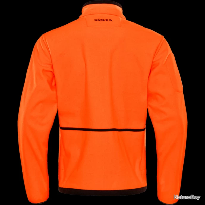Härkila VESTE KAMKO HARKILA REVERSIBLE GREEN/ORANGE BLAZE 4 Härkila VESTE KAMKO HARKILA REVERSIBLE GREEN/ORANGE BLAZE – Image 4