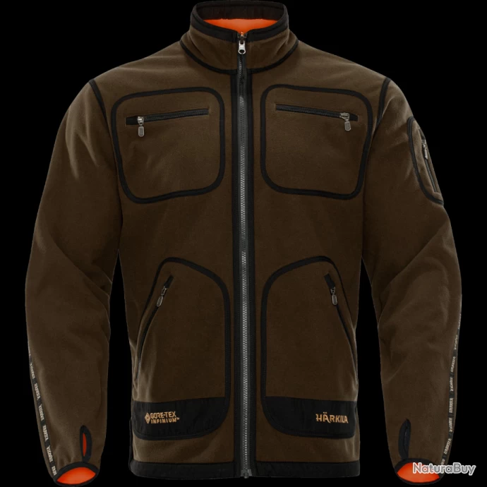 Härkila VESTE KAMKO HARKILA REVERSIBLE GREEN/ORANGE BLAZE 9 Härkila VESTE KAMKO HARKILA REVERSIBLE GREEN/ORANGE BLAZE – Image 9