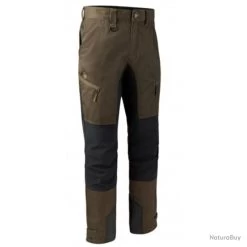 Pantalon Stretch DeerHunter Rogaland Avec Contraste Beige -Big Chocolate Outoutd. 00032 Pantalon stretch DeerHunter Rogaland Avec contraste Beige