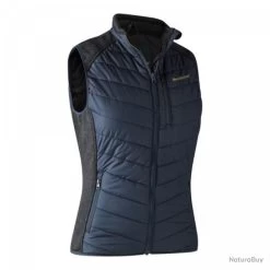 Gilet Rembourré Femme DeerHunter Caroline Prune -Big Chocolate Outoutd. 00040 Gilet rembourre Femme DeerHunter Caroline Prune
